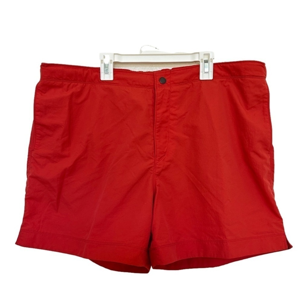 Theory Men’s Red Short Swim Trunks Shorts Beach Summer Casual Workout Gym Spring